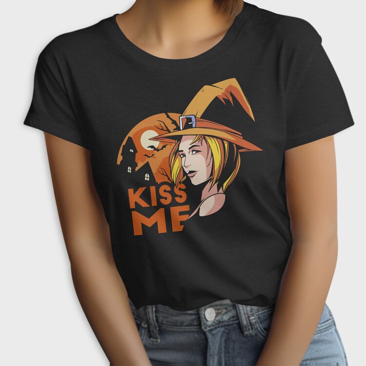 Halloween Witch Kiss, Tricou Femei
