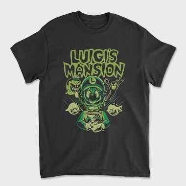 Luigi S Mansion, Tricou Barbati (Unisex)