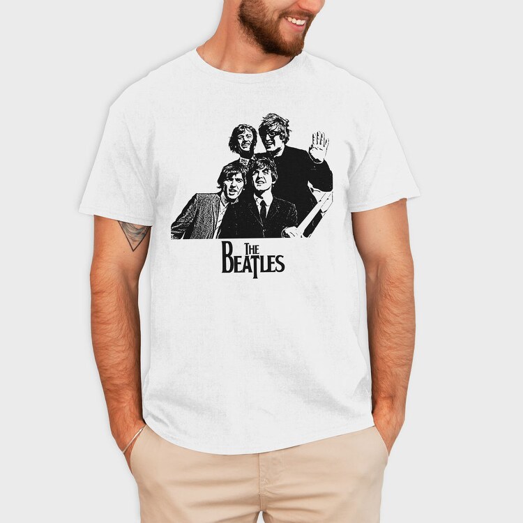 The Beatles Wave, Tricou Barbati (Unisex)