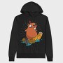 Surfing Beaver, Hanorac Oversize Barbati (Unisex)
