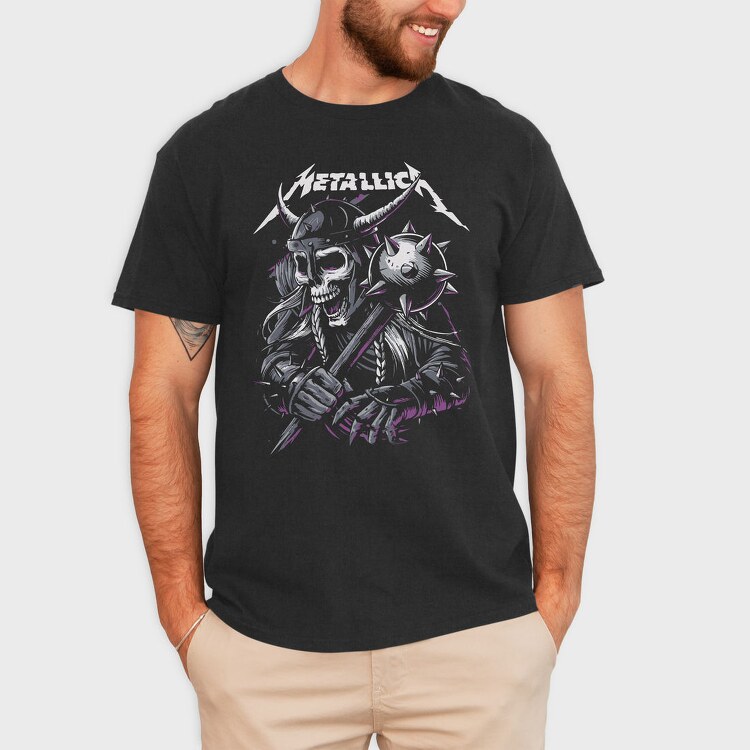 Metallica Warrior, Tricou Barbati (Unisex)