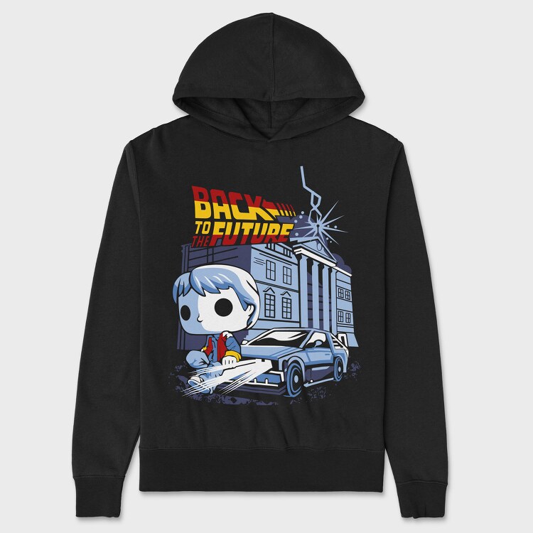 Back to the Future, Hanorac Oversize Barbati (Unisex)