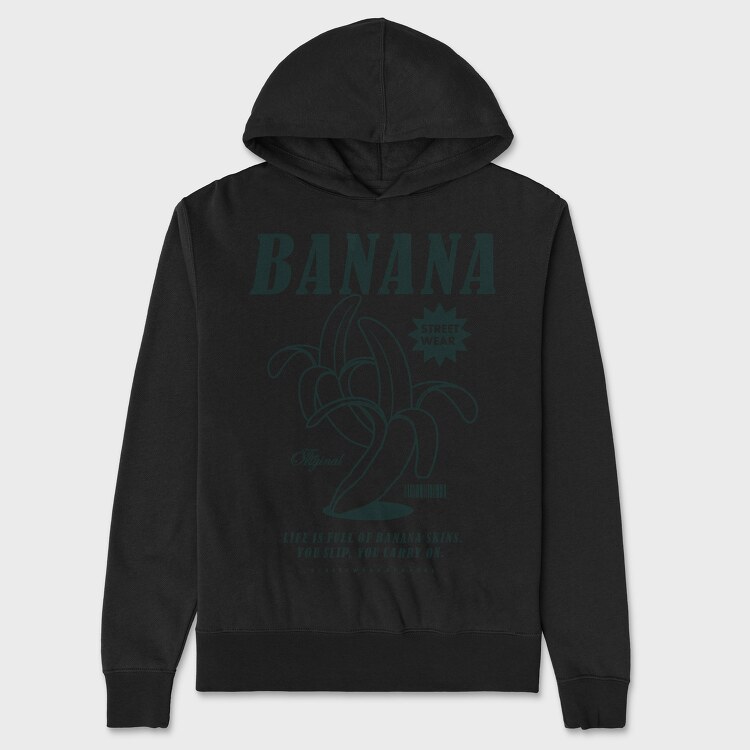 Banana 1, Hanorac Oversize Barbati (Unisex)