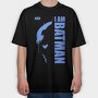 Batman Silhouette, Tricou Oversize Barbati (Unisex)