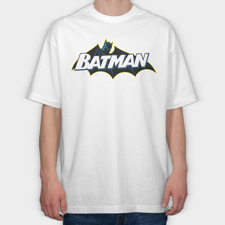 Batman Tee, Tricou Oversize Barbati (Unisex)