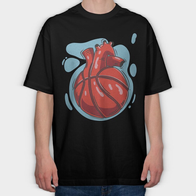 Heart Beat Life, Tricou Oversize Barbati (Unisex)