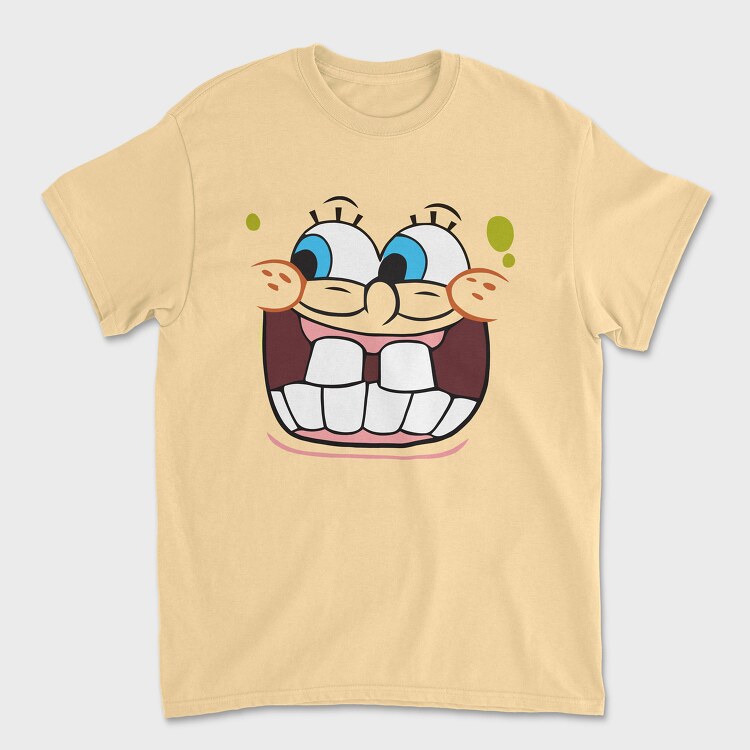 Tricou Barbati (Unisex), SpongeBob face 11