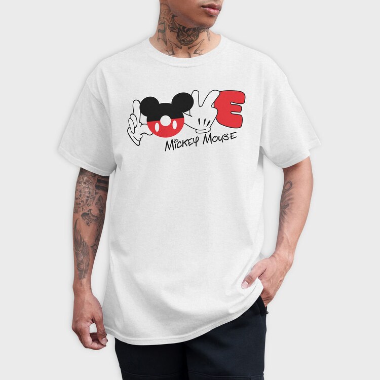 Mickey Love, Tricou Barbati (Unisex)