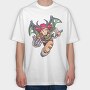 Demon Girl Hunt, Tricou Oversize Barbati (Unisex)