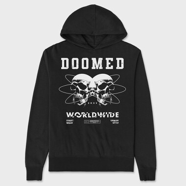 Doomed 2, Hanorac Oversize Barbati (Unisex)