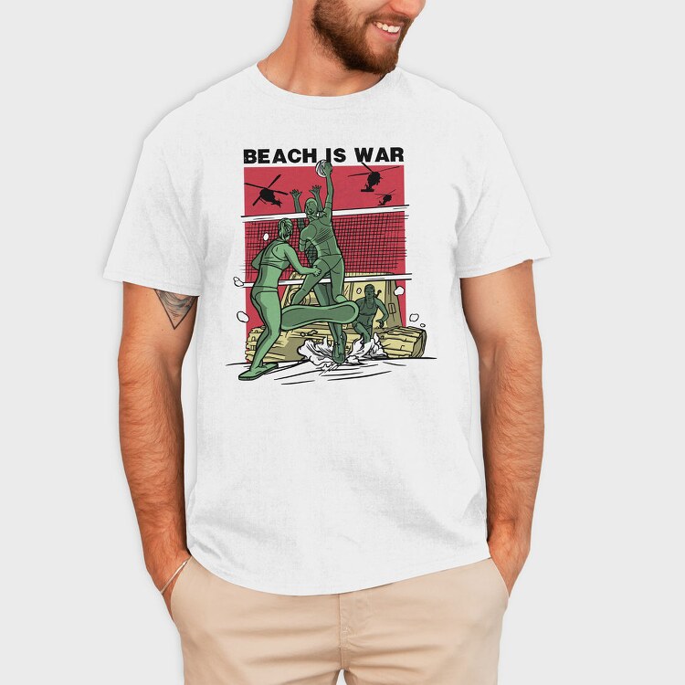 Beach Volleyball War 1, Tricou Barbati (Unisex)