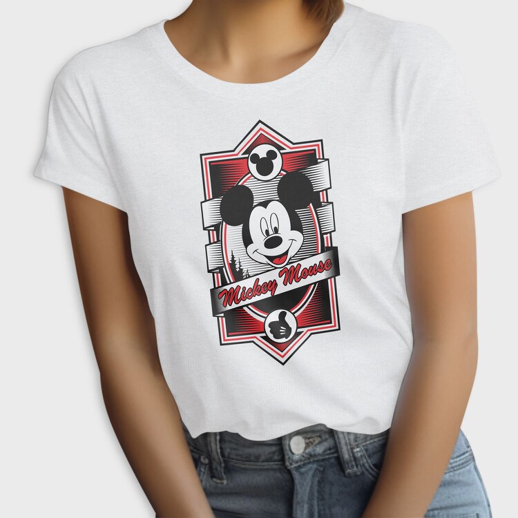 Mickey Mouse Emblem, Tricou Femei