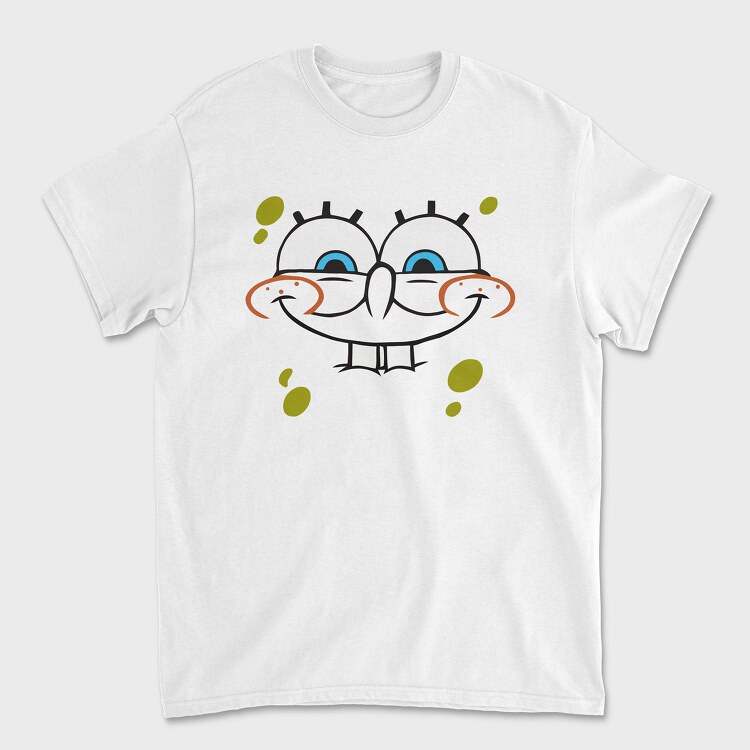 Tricou Barbati (Unisex), SpongeBob face 2