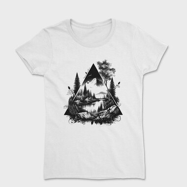 Tricou Femei, Landscape Triangle