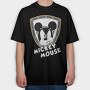 Mickey Mouse Shield, Tricou Oversize Barbati (Unisex)