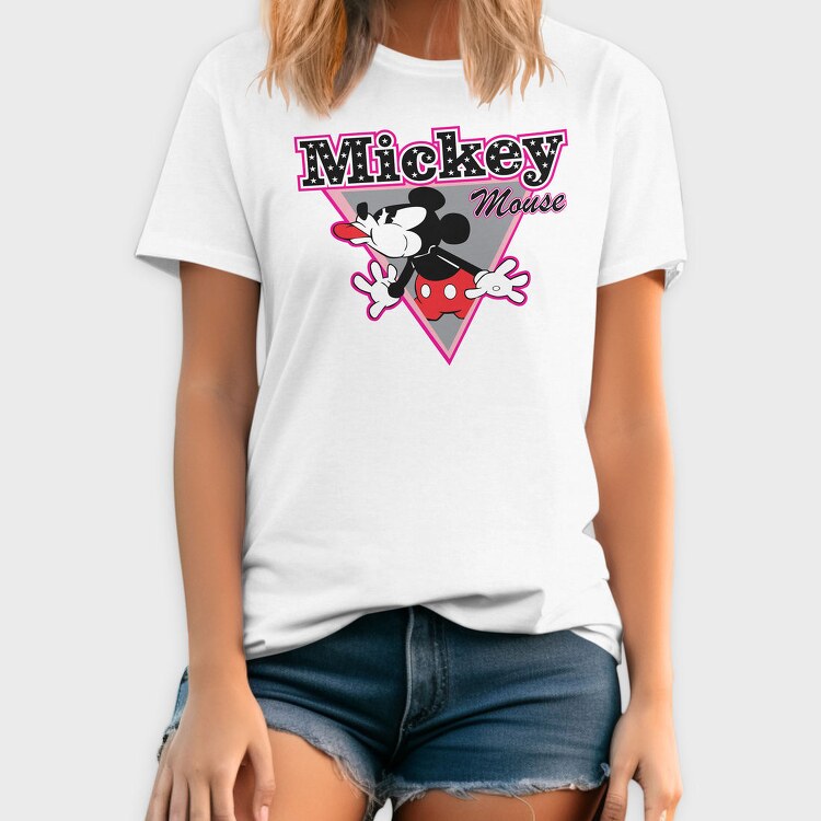 Mickey Mouse Star Burst, Tricou Barbati (Unisex)