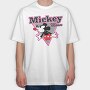 Mickey Mouse Star Burst, Tricou Oversize Barbati (Unisex)