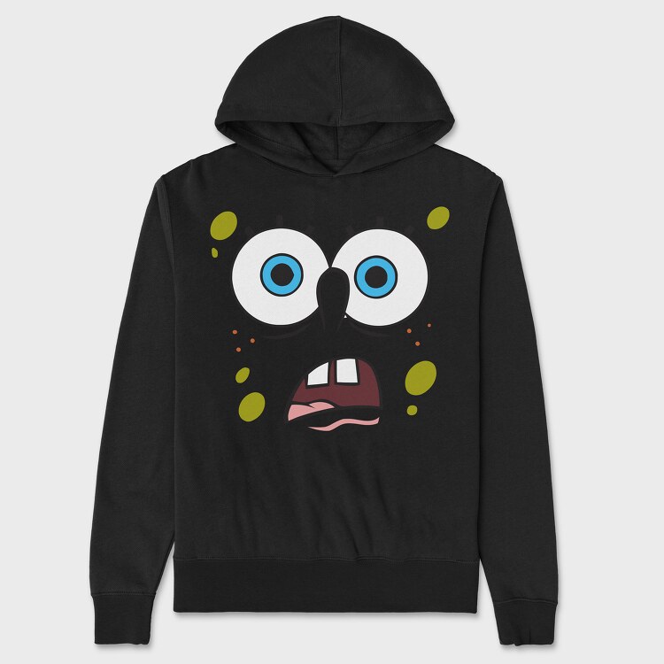 Hanorac Barbati (Unisex), SpongeBob face 6