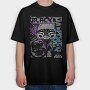 Black Panther Mask 2, Tricou Oversize Barbati (Unisex)