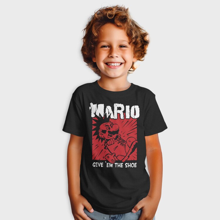 Give Em the Shoe Mario, Tricou Copii