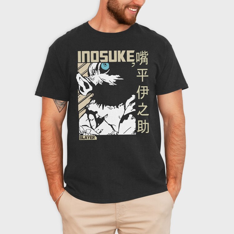 Inosuke Slayer, Tricou Barbati (Unisex)