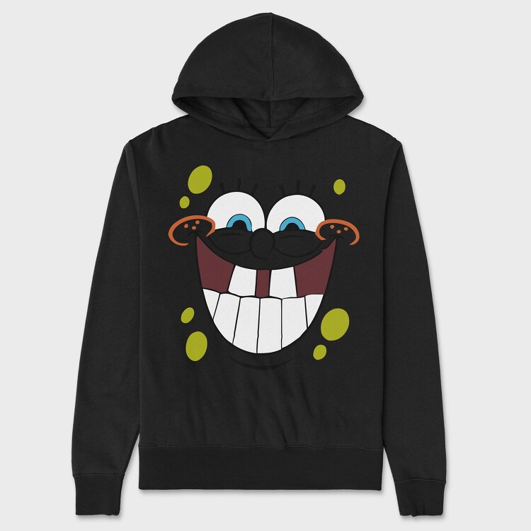 Hanorac Barbati (Unisex), SpongeBob face 9