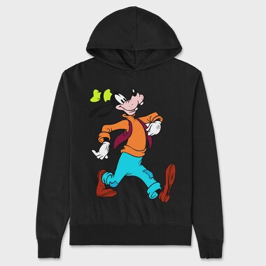 Cartoon Retro Goofy 5, Hanorac Oversize Barbati (Unisex)