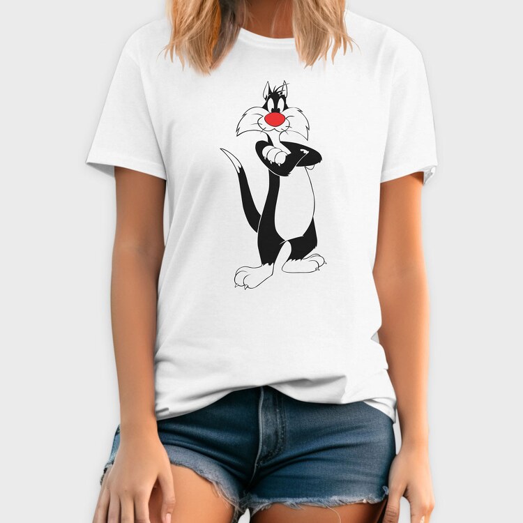 Cartoon Retro Silvestre 5, Tricou Barbati (Unisex)