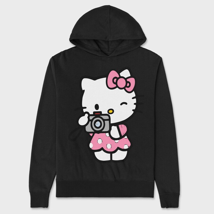 Hanorac Barbati (Unisex), Cartoon Retro Hello Kitty 1