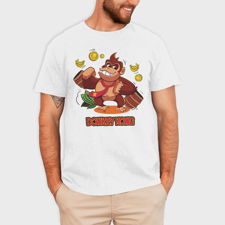 Donkey Kong Bananas, Tricou Barbati (Unisex)