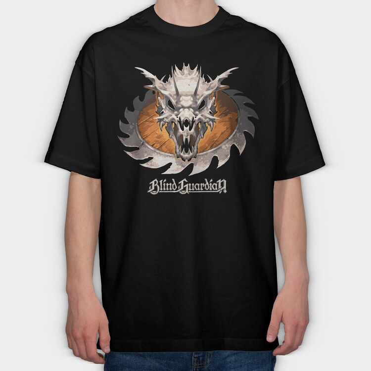 Blind Guardian, Tricou Oversize Barbati (Unisex)