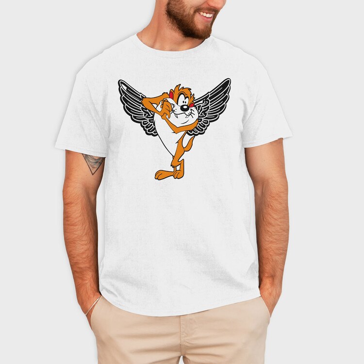 Cartoon Retro Tazmania 2, Tricou Barbati (Unisex)