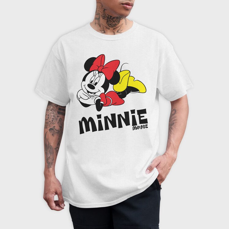 Minnie Mouse Hug, Tricou Barbati (Unisex)