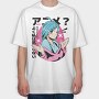 Blue Hair Sorry No, Tricou Oversize Barbati (Unisex)
