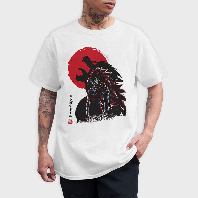 Dragon Goku Battle, Tricou Barbati (Unisex)