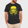 Skull Yellow Scream, Tricou Barbati (Unisex)