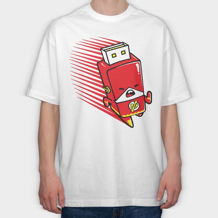 Usb Flash Drive, Tricou Oversize Barbati (Unisex)