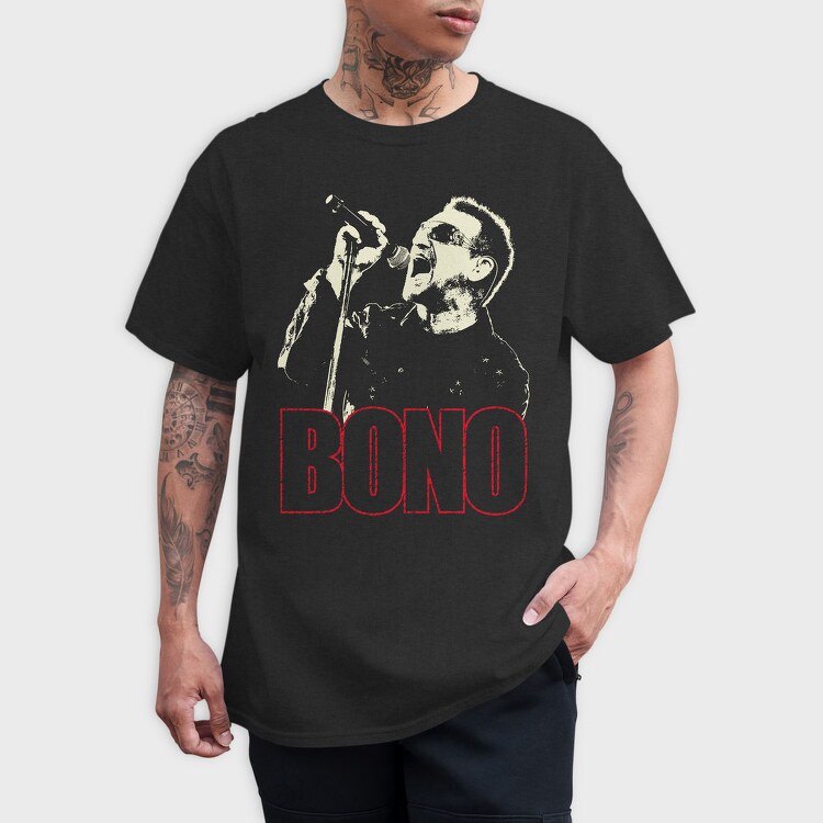 Bono Singin, Tricou Barbati (Unisex)