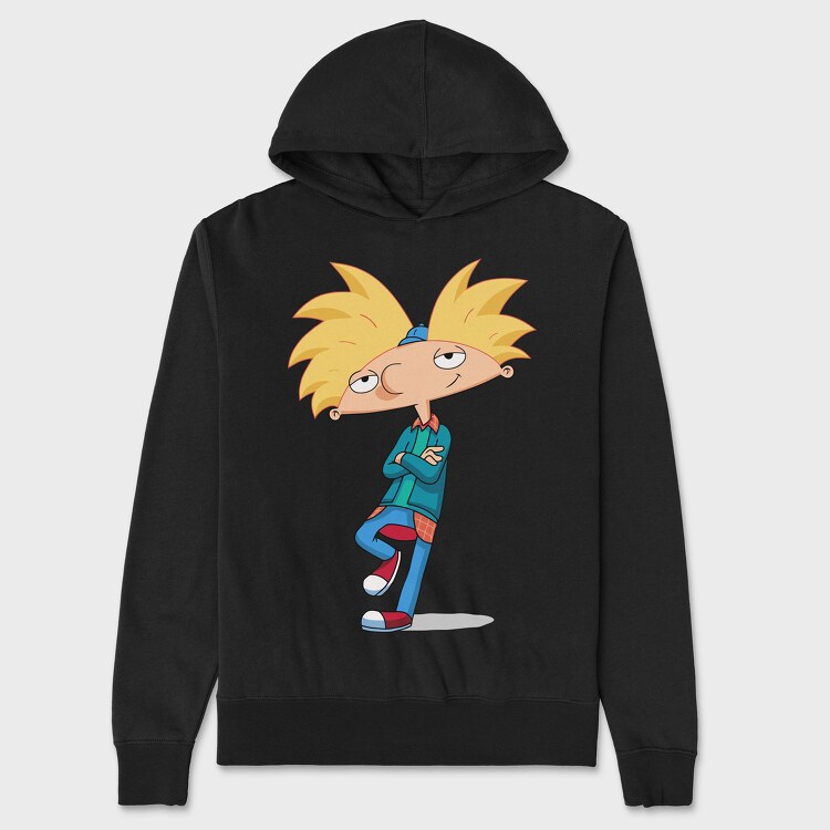 Hanorac Barbati (Unisex), Cartoon Retro Hey Arnold 6