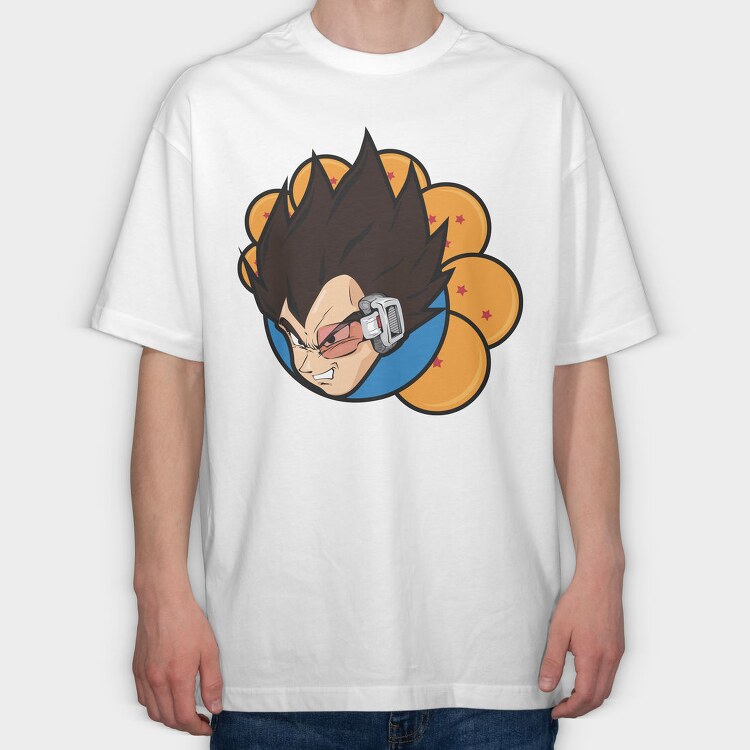 Dragonball Z Power, Tricou Oversize Barbati (Unisex)
