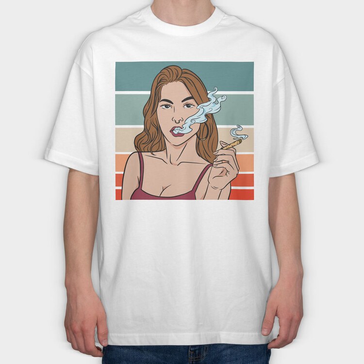 Smoke And Mirrors, Tricou Oversize Barbati (Unisex)