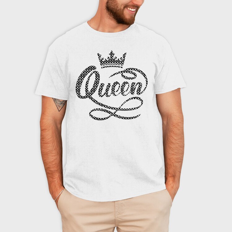 Queen Crown, Tricou Barbati (Unisex)