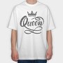 Queen Crown, Tricou Oversize Barbati (Unisex)