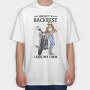 Motorcycle Chick Ride, Tricou Oversize Barbati (Unisex)