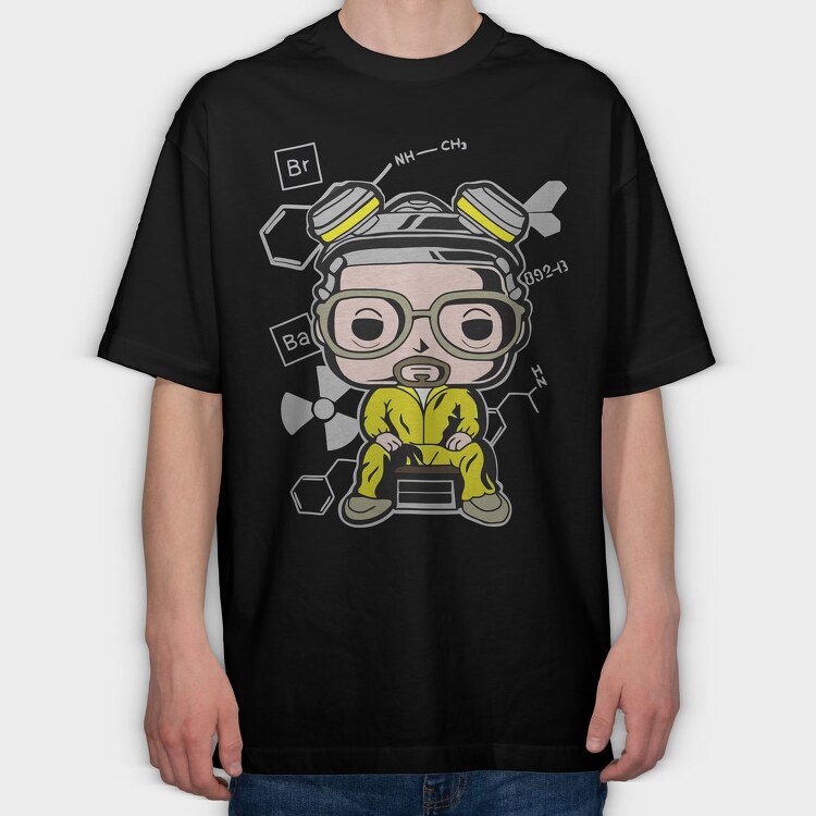 Breaking Bad Bunsen, Tricou Oversize Barbati (Unisex)