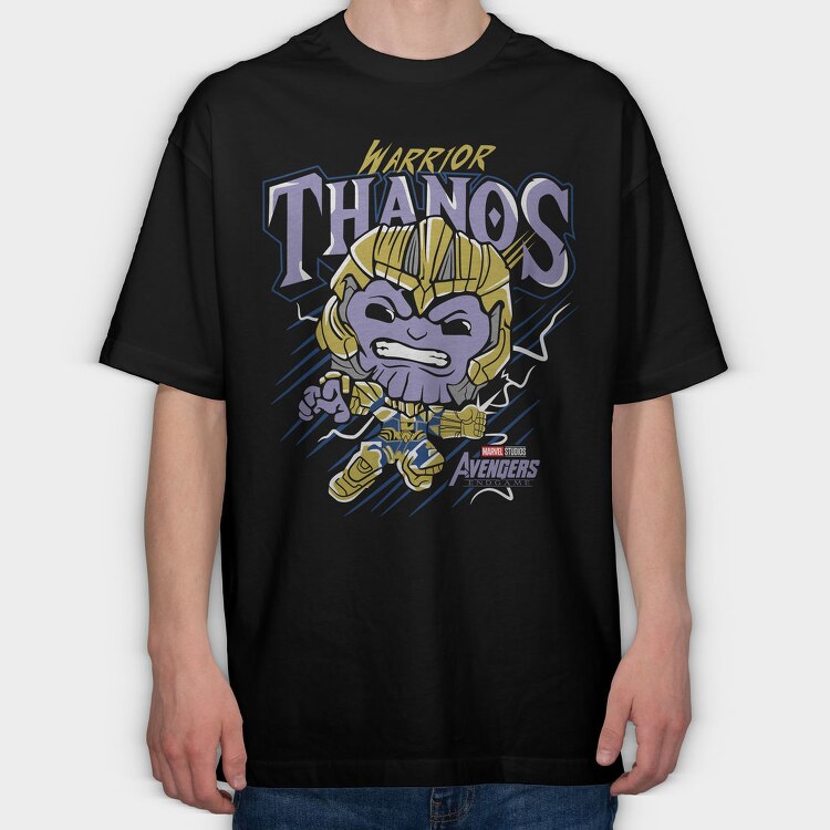 Warrior Thanos Endgame, Tricou Oversize Barbati (Unisex)