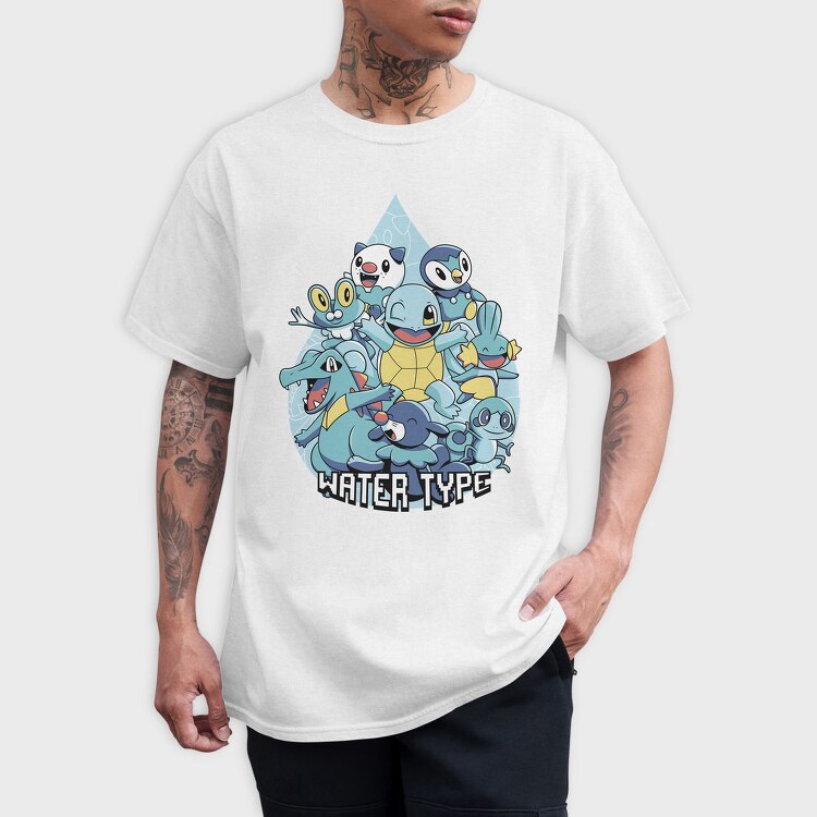 Water Type Squad, Tricou Barbati (Unisex)