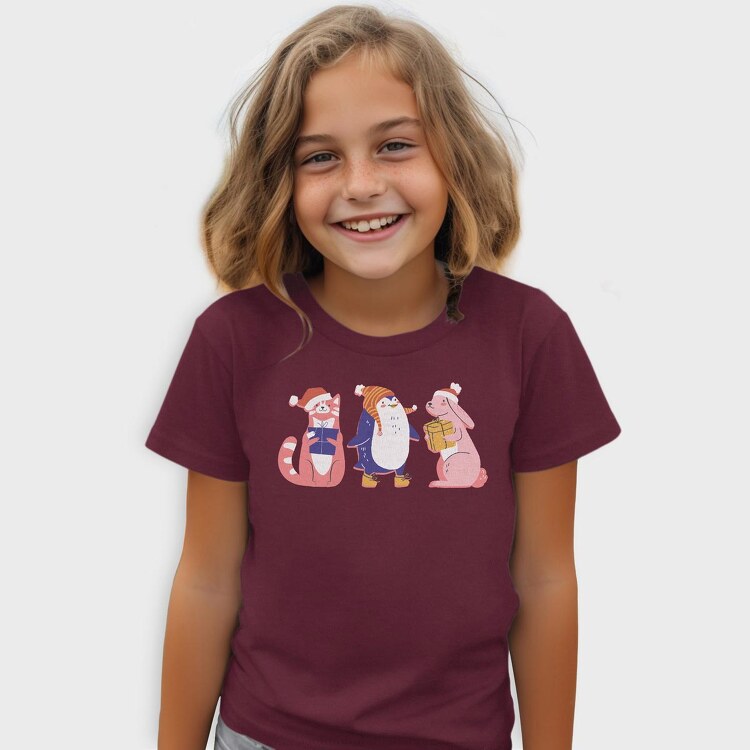 Christmas Animals, Tricou Copii