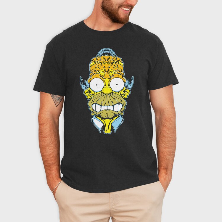 Solar Skull, Tricou Barbati (Unisex)