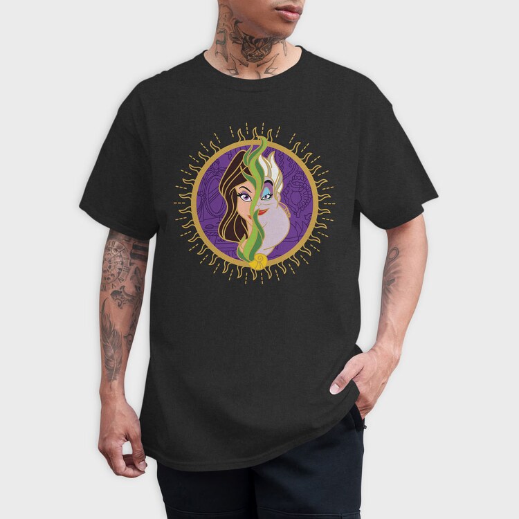 Villanas Disney Ursula B, Tricou Barbati (Unisex)
